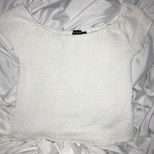 Brandy Melville White Charlene Top